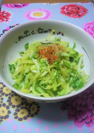 簡単！！たくあんとキャベツの炒め物★-レシピのメイン写真