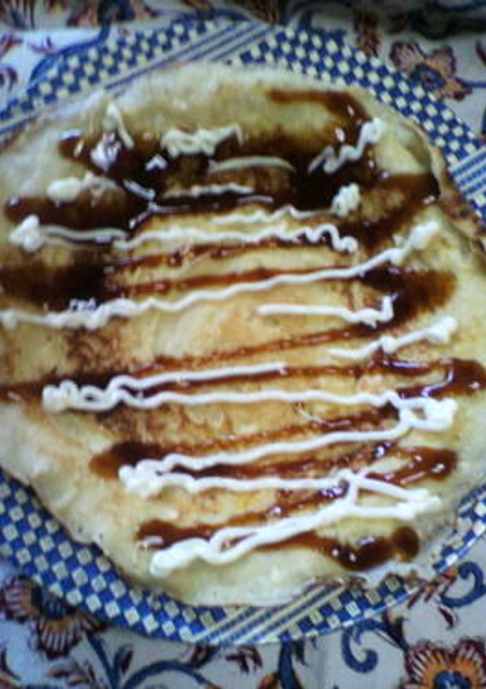 ダシダで簡単お好み焼き風クレープ-レシピのメイン写真