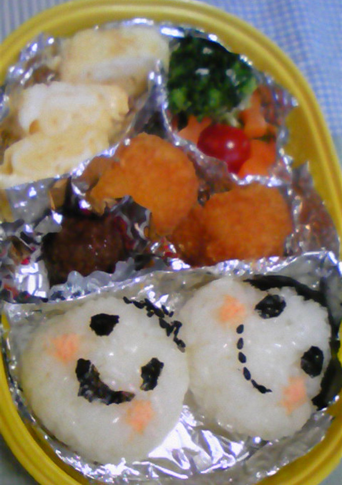 お弁当に＊ほのぼのおにぎり-レシピのメイン写真