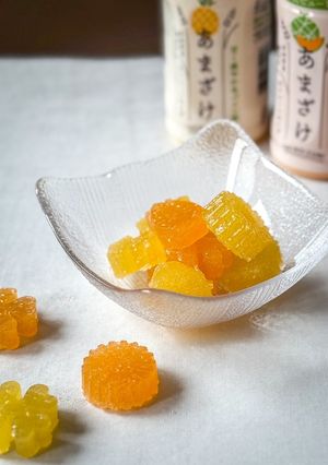 フルーツ甘酒グミ😊-レシピのメイン写真