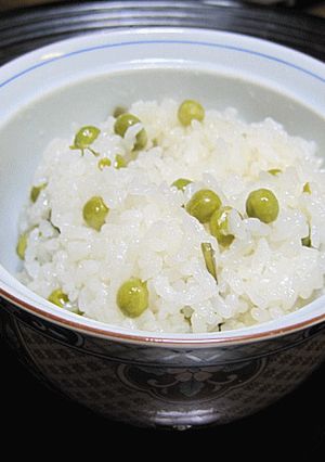 我が家のグリンピースご飯-レシピのメイン写真