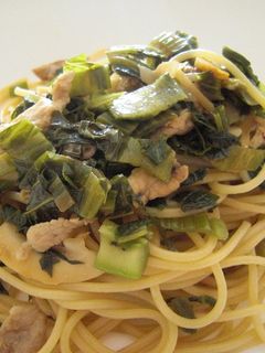 高菜☆筍☆豚肉の和風スパゲティ-レシピのメイン写真