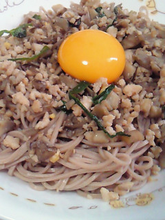 Dietにも◎舞茸そぼろの和えそば-レシピのメイン写真