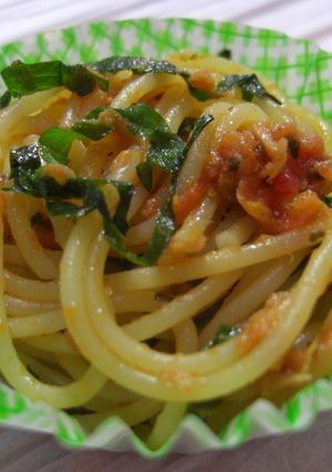 お弁当のおかず❀ツナ・トマトパスタ-レシピのメイン写真