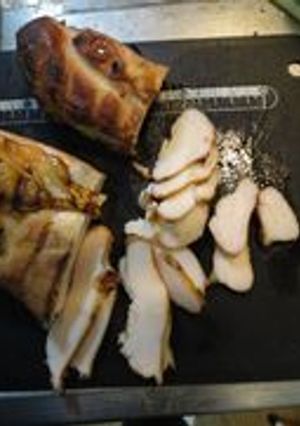 鳥皮と鳥ハムとスモークチキン-レシピのメイン写真