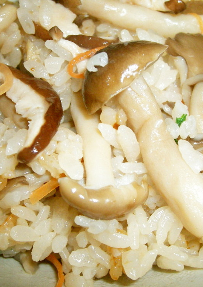 簡単♪　キノコ炊き込みご飯-レシピのメイン写真
