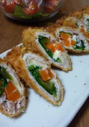 野菜たっぷり巻きカツ-レシピのメイン写真
