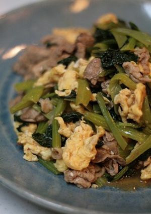 ❀ソースで小松菜の炒めもの❀-レシピのメイン写真