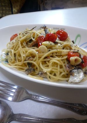 ちょっと和風なアンチョビパスタ-レシピのメイン写真