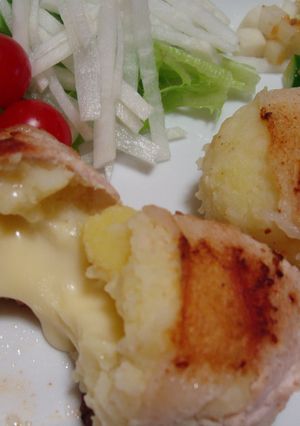 チーズがとろける肉巻きポテト❤-レシピのメイン写真