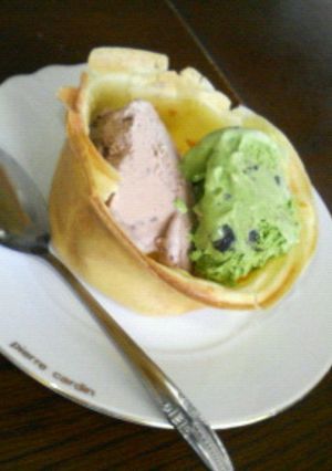 クレープ de アイスカップ♪-レシピのメイン写真