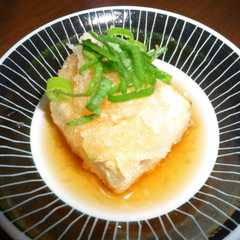 みぞれつゆかけ揚げだし豆腐-レシピのメイン写真