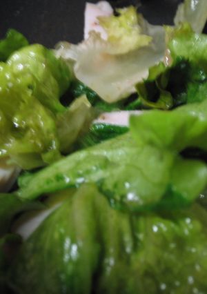 簡単★レタスとハムのクレイジー炒め 弁当-レシピのメイン写真