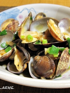 酒泥棒w あさりの中華蒸し-レシピのメイン写真