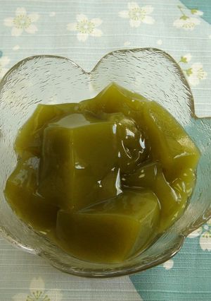 アガーで緑茶ゼリー-レシピのメイン写真