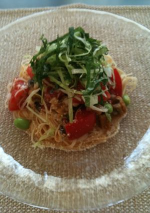 トマトと穴子の冷製パスタ-レシピのメイン写真