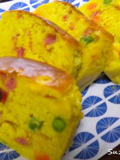 カレー風味のケークサレ-レシピのメイン写真