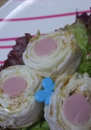 白い玉子の~魚二チーくるくる♪-レシピのメイン写真
