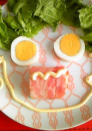 キモカワ野菜スマイル♪-レシピのメイン写真