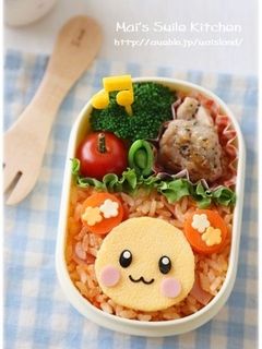 うーたんオムライス*キャラ弁-レシピのメイン写真
