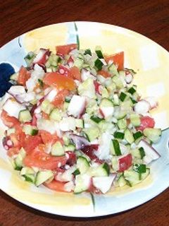 クルミオイルのサラダ-レシピのメイン写真