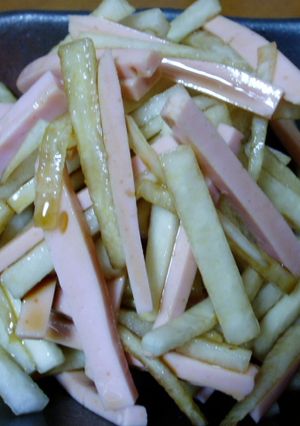 ヘルシー！大根と魚ニソのサラダ-レシピのメイン写真