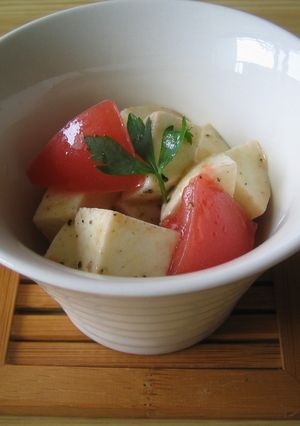フレッシュモッツアレラの昆布茶マリネ-レシピのメイン写真