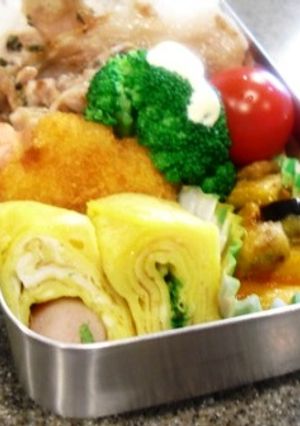 お弁当に☆2色のたまご焼き-レシピのメイン写真