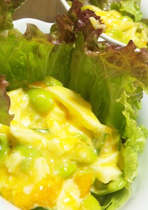 簡単枝豆とたまごのマヨサラダ-レシピのメイン写真