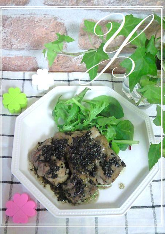 *黒ゴマ*しょうが焼き*-レシピのメイン写真