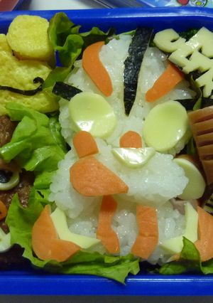 ウルトラマンキャラ弁 メビウスと怪獣達-レシピのメイン写真