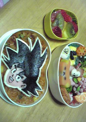 孫悟空(ﾄﾞﾗｺﾞﾝﾎﾞｰﾙ)★キャラ弁-レシピのメイン写真