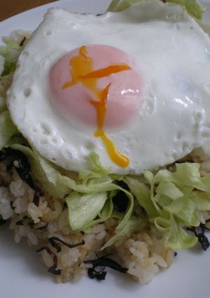 ふじっこ 塩こんぶDEチャーハン-レシピのメイン写真