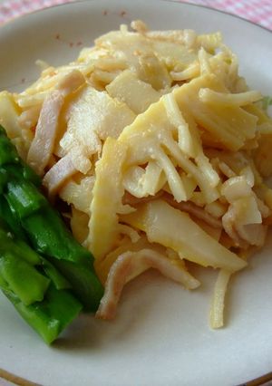 筍とベーコンの味噌マヨ炒め-レシピのメイン写真