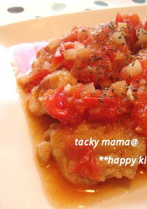 疲れた体に！チキンとトマトのマリネ-レシピのメイン写真