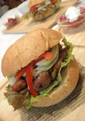 照り焼きチキンバーガーの照り焼きチキン-レシピのメイン写真