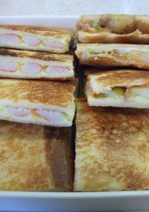 落としぶたでホットサンド２-レシピのメイン写真