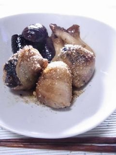 野菜も一緒に♪肉巻きオニギリ-レシピのメイン写真