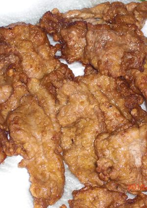 節約☆ボリューム満点☆豚ロース肉の唐揚げ-レシピのメイン写真