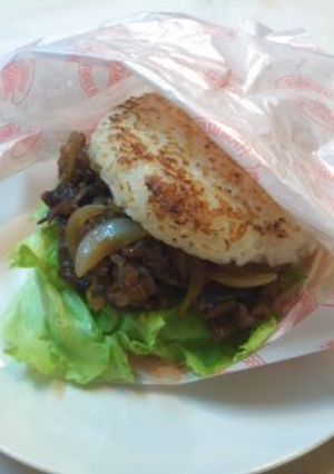 ☆焼肉ライスバーガー☆　-レシピのメイン写真