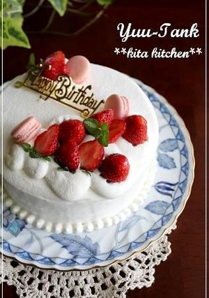 私のジェノワーズ～デコレーションケーキ-レシピのメイン写真