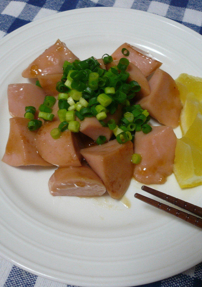 お魚ソーセージの簡単おつまみ-レシピのメイン写真