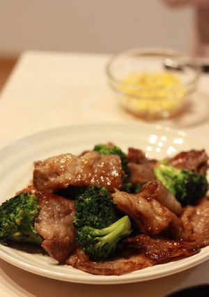 ご飯に合う！牛肉ブロッコリーのオイスター-レシピのメイン写真