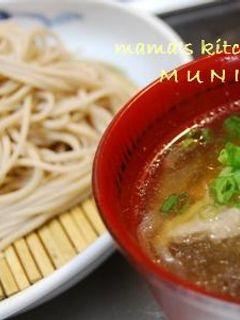 鶏つけ蕎麦♪-レシピのメイン写真