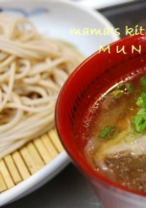 鶏つけ蕎麦♪-レシピのメイン写真