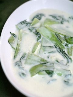 簡単♪チンゲン菜のサッとクリーム煮-レシピのメイン写真