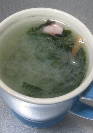 3分で出来る!緑豆春雨のスープ-レシピのメイン写真
