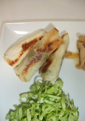ヘルシー！キャベツの焼き春巻き-レシピのメイン写真
