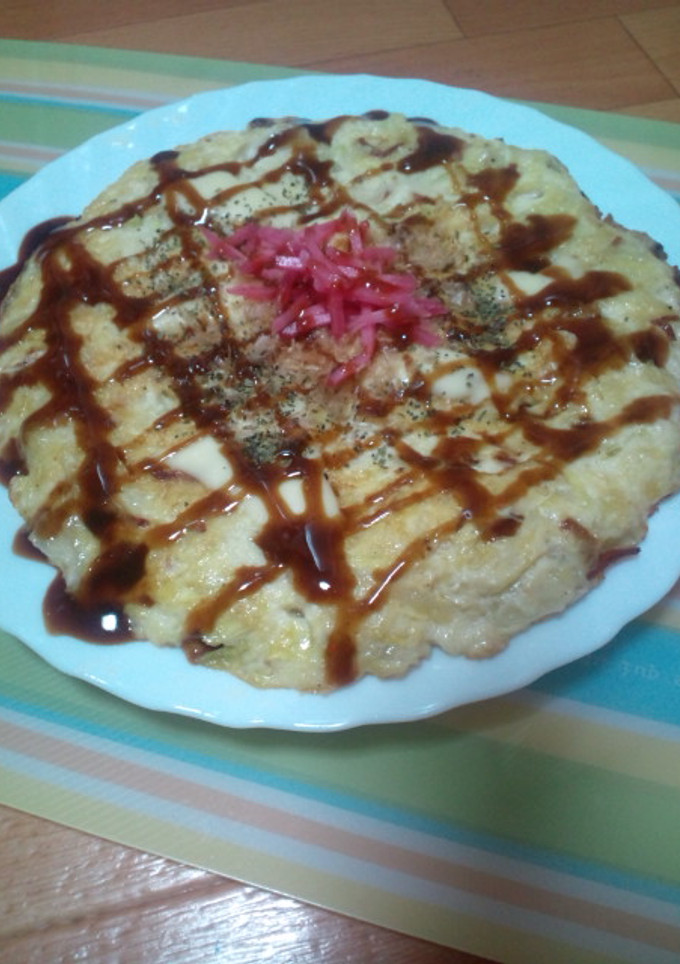 お好み焼き風〜ふわふわお豆腐お焼き☆☆-レシピのメイン写真