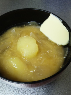 ☆味噌汁☆じゃがたまバター-レシピのメイン写真